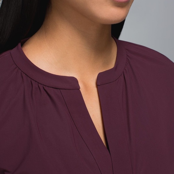 Lululemon Effortless Dress Bordeaux Drama - Size 4 - Picture 4 of 12